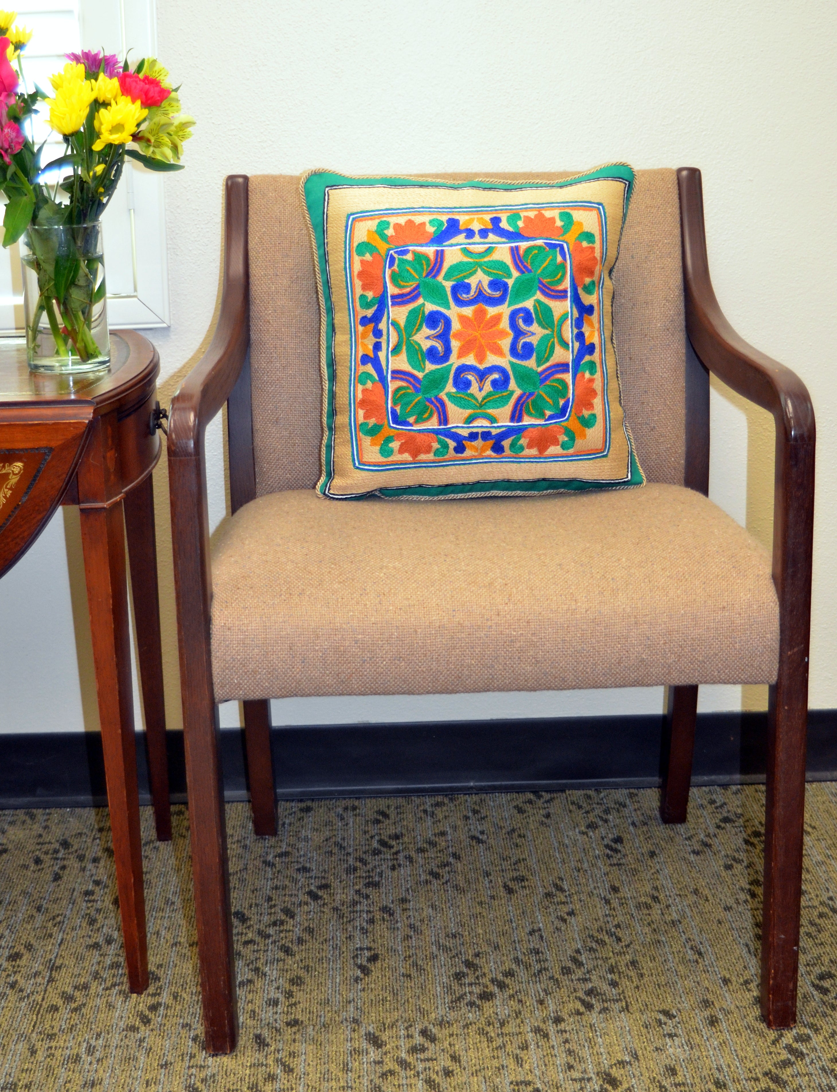 Linen Pillow (Green)