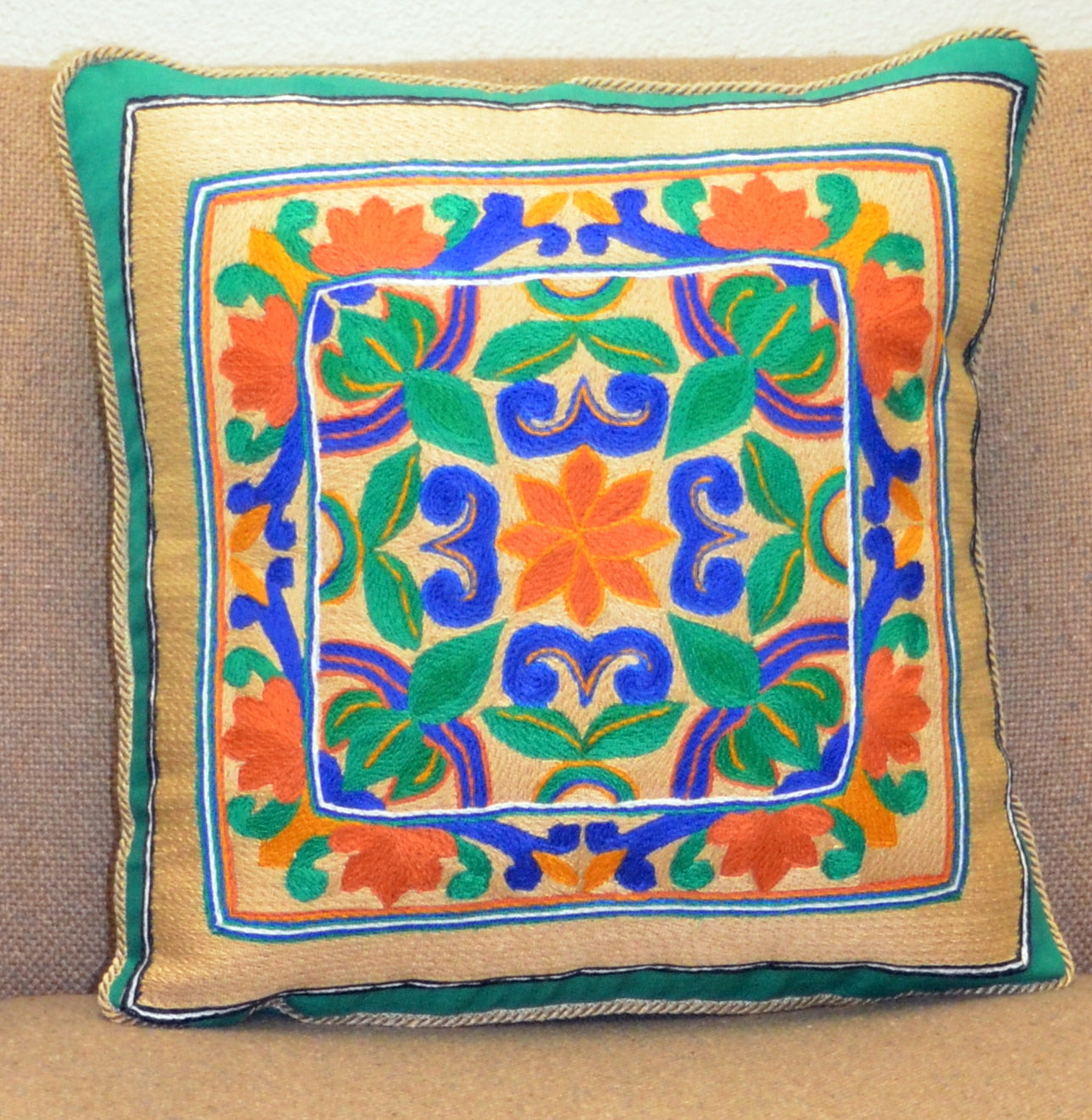 Linen Pillow (Green)