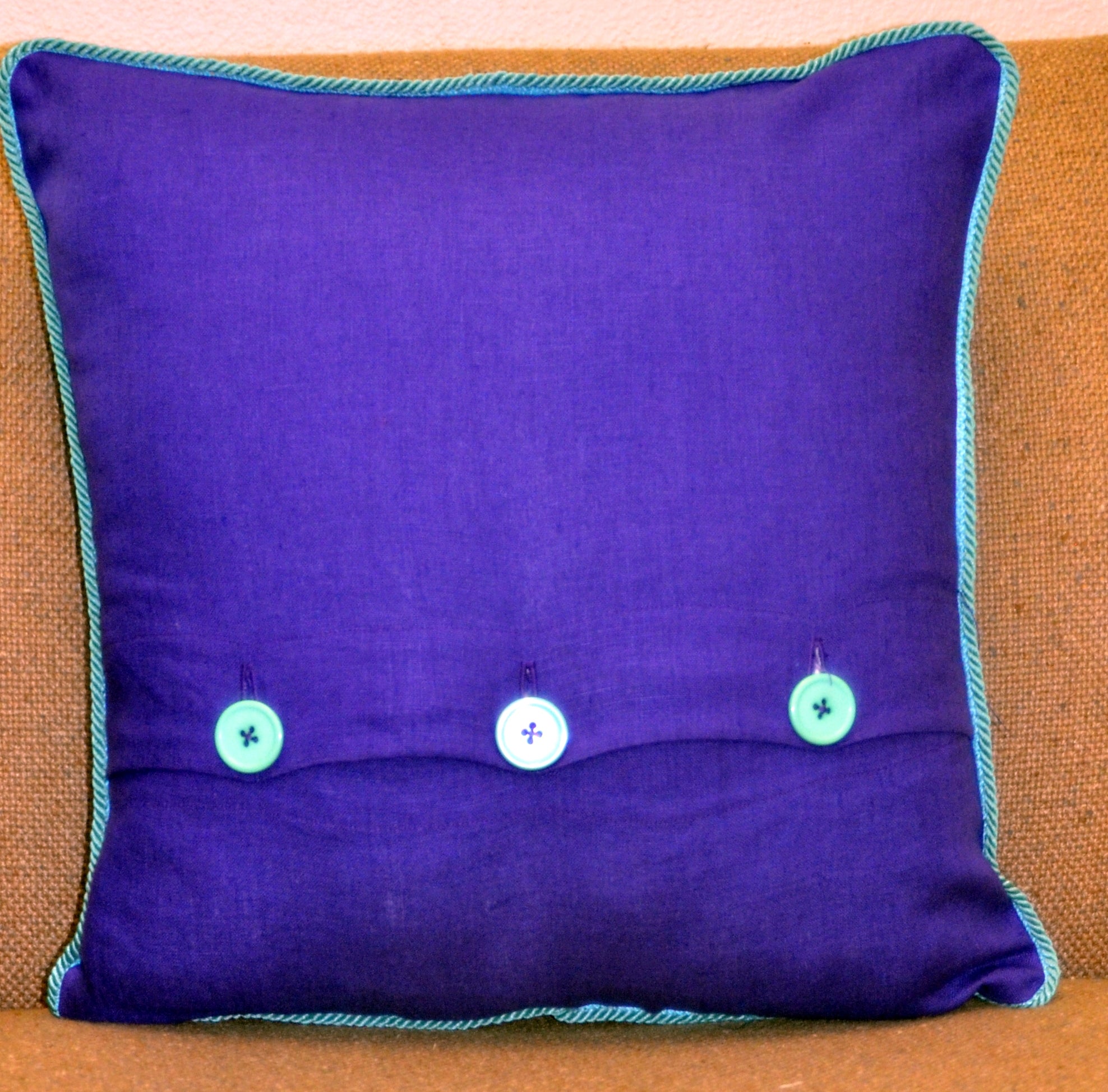 Linen Pillow (Purple)